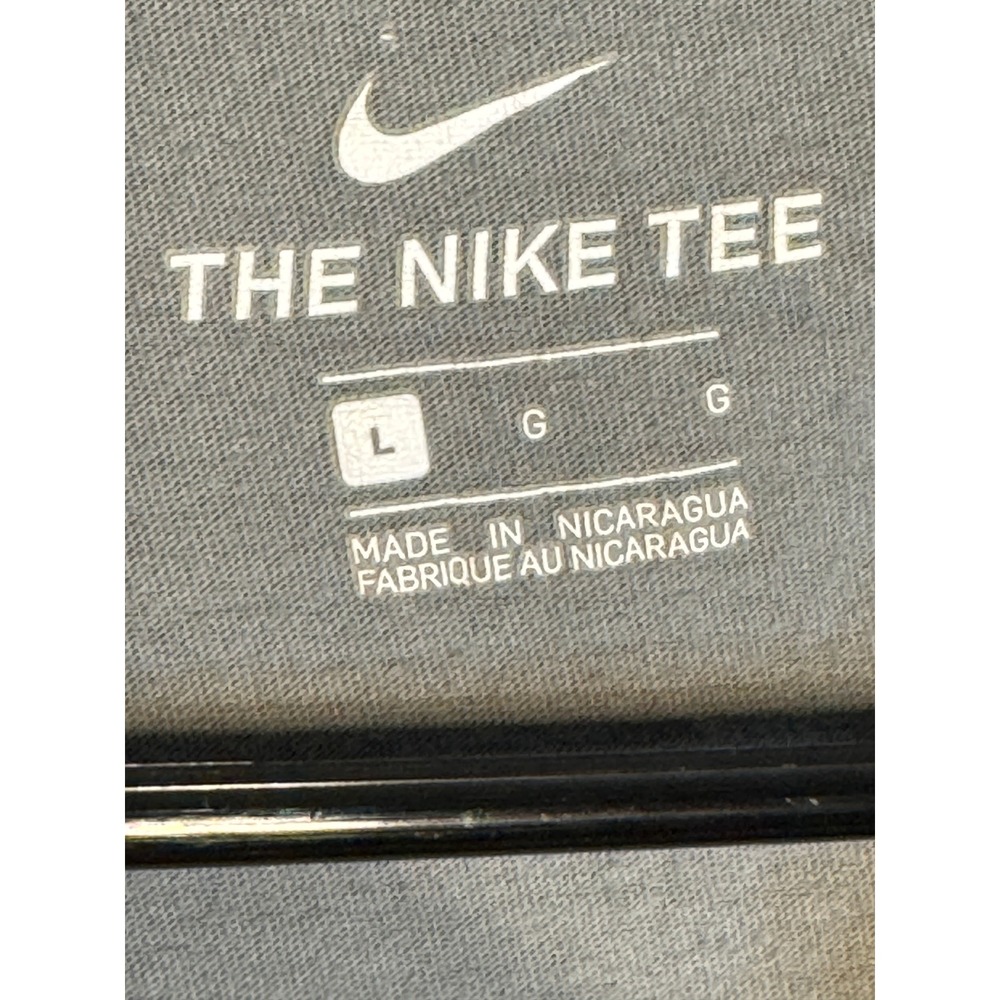 Nike The Nike Tee Just Do It Graphic T-Shirt‎ Mens Large Gray Casual Active - Picture 4 of 4